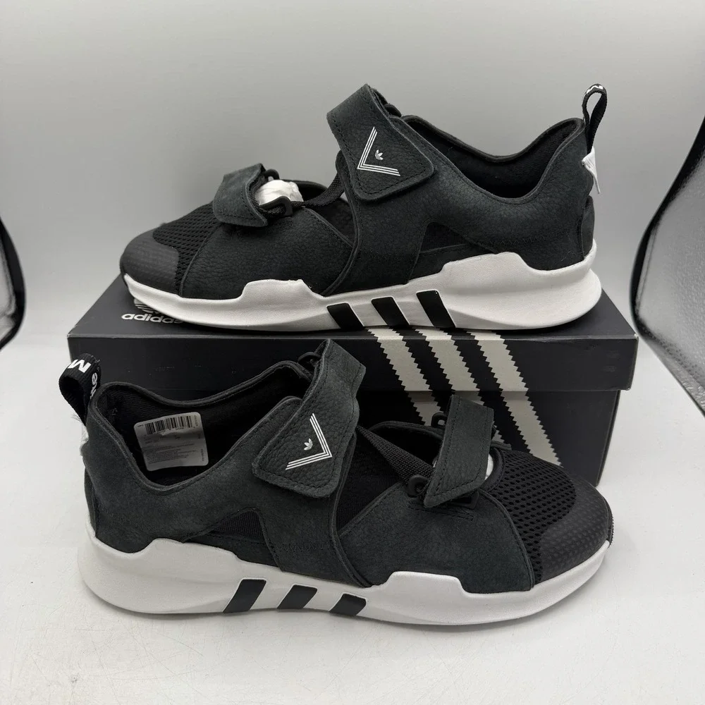 Adidas White Mountaineering x ADV Sandals Mens Sz 11 Black/White Slip On BB2741